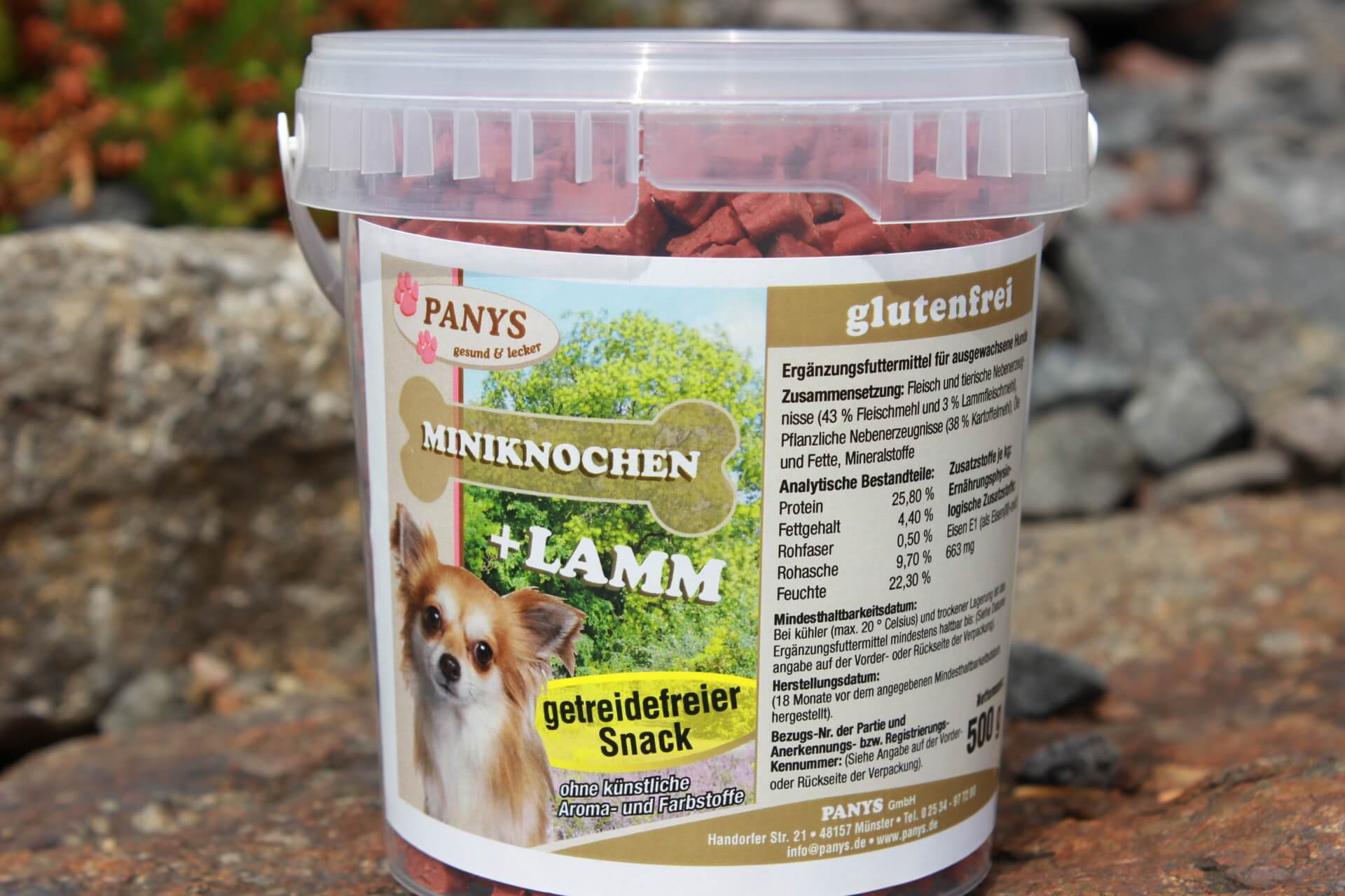 Miniknochen getreidefreie Rezeptur + Lamm - 500g