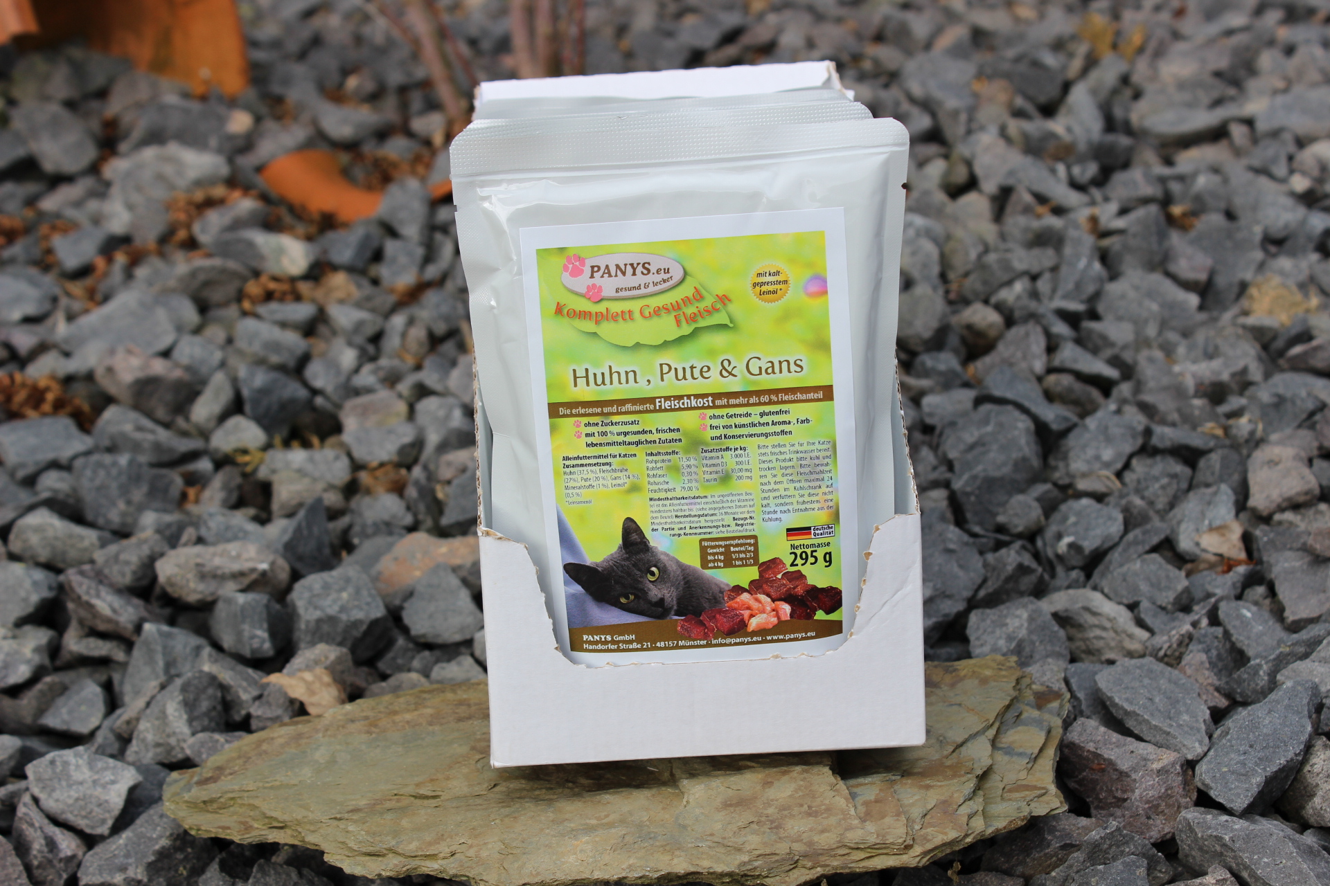 Fleischmahlzeit...Huhn, Pute und Gans - 12 x 295g
