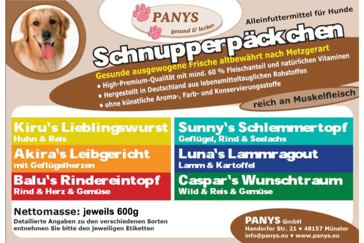 Schnupperpäckchen H-1 - 6 Sorten je 1 Stk á 600g